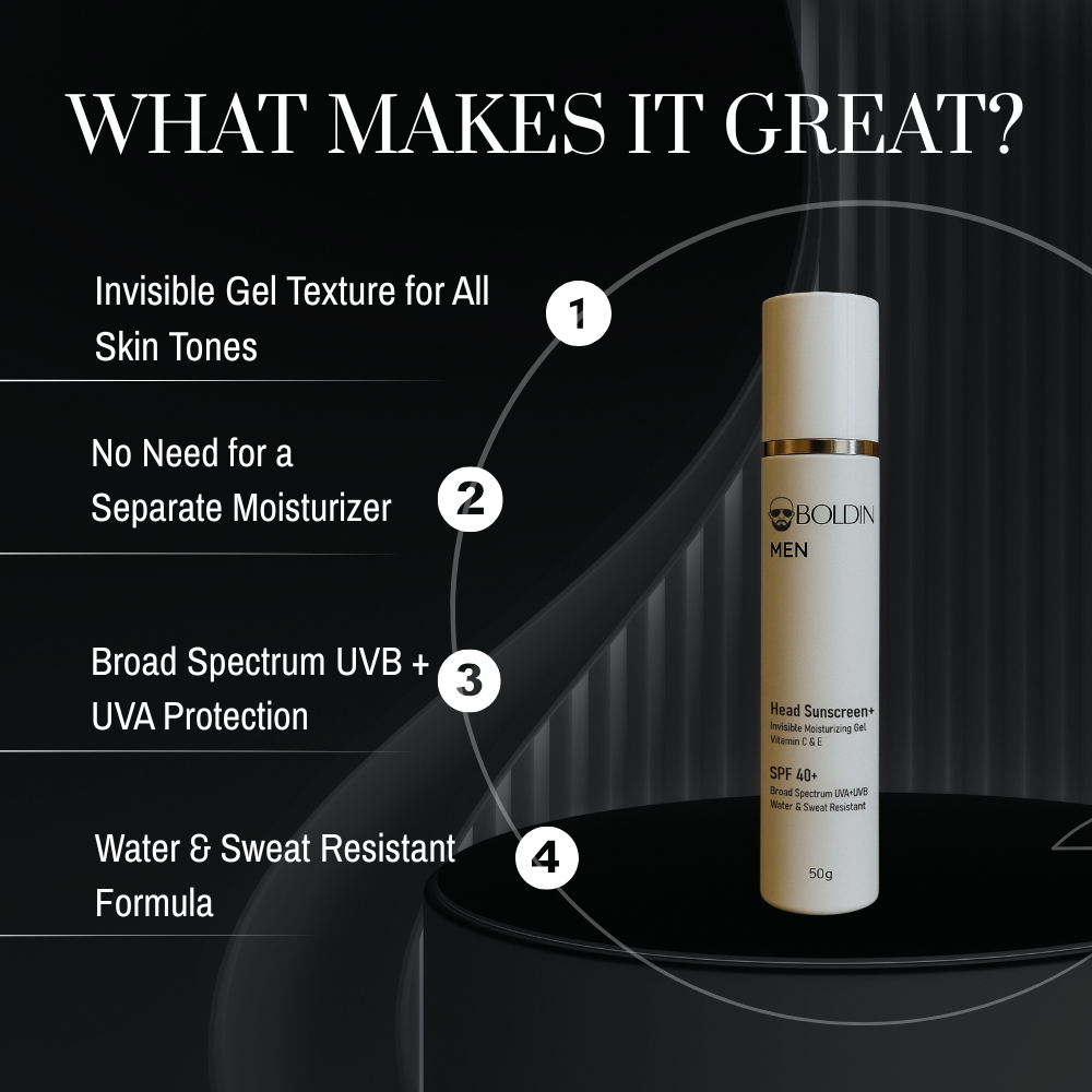 Invisible Head Sunscreen SPF 40+ - 50ml